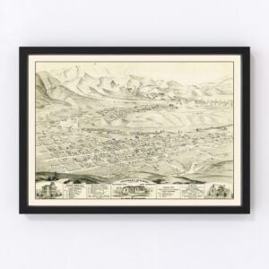 Colorado Springs Map 1874