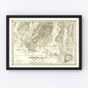 Honolulu Map 1922