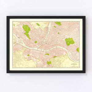 Pittsburgh Map 1912