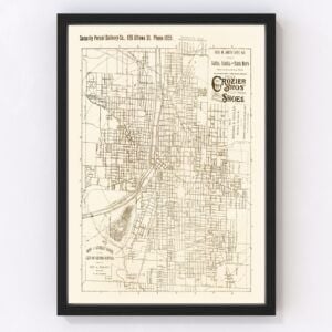Grand Rapids Map 1893