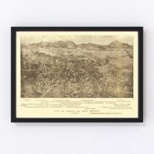 Santa Fe Map 1885