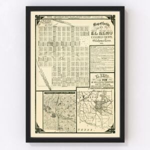 El Reno Map 1891