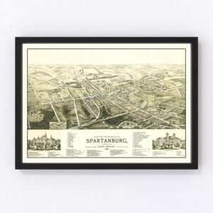 Spartanburg Map 1891