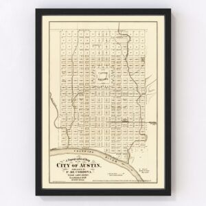 Austin Map 1872
