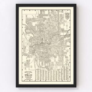 Spokane Map 1920