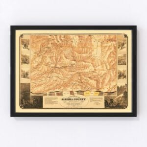 Sierra County Map 1874