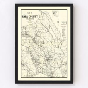 Napa County Map 1950