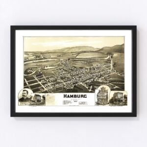 Hamburg Map 1889