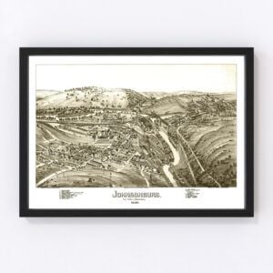 Johnsonburg Map 1895
