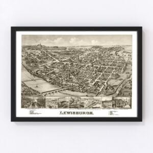 Lewisburgh Map 1884