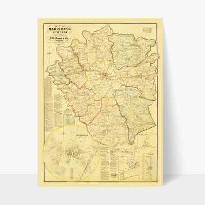 Unframed Vintage Maps