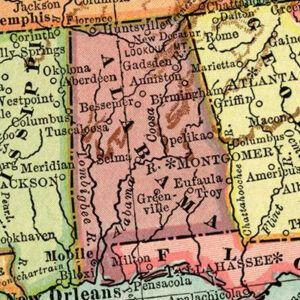 Old Maps of Alabama