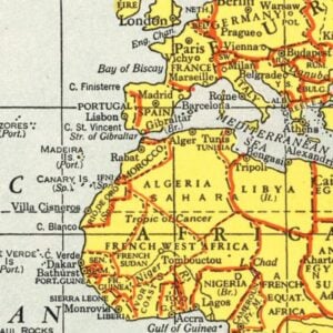 Vintage Algeria Maps