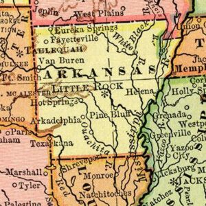 Old Maps of Arkansas