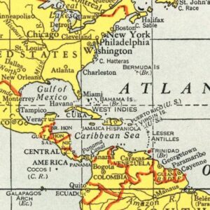 Vintage Bahamas Maps