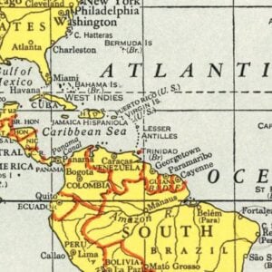 Vintage Barbados Maps