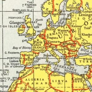 Vintage Belgium Maps