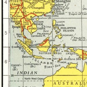 Vintage Borneo Maps
