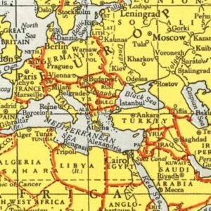 Vintage Bosnia Maps