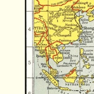 Vintage Burma Maps
