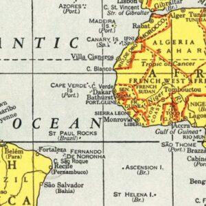 Vintage Cape Verde Maps
