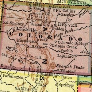 Old Maps of Colorado