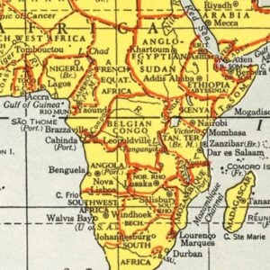 Vintage Congo Maps