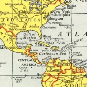 Vintage Cuba Maps