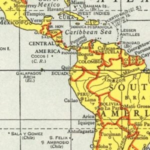 Vintage Ecuador Maps