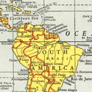 Vintage Guyana Maps