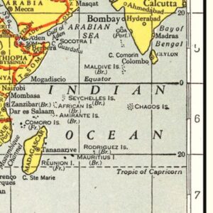 Vintage Indian Ocean Maps