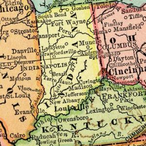 Old Maps of Indiana