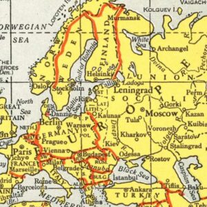 Vintage Latvia Maps