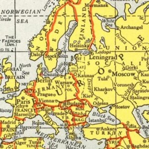Vintage Lithuania Maps