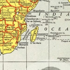 Vintage Madagascar Maps