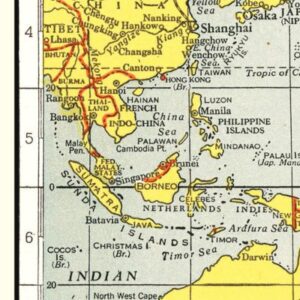 Vintage Malaysia Maps