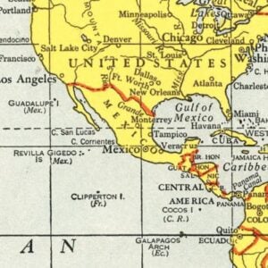 Vintage Mexico Maps