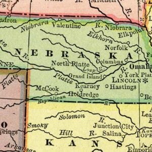 Old Maps of Nebraska