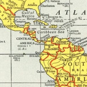Vintage New Granada Maps