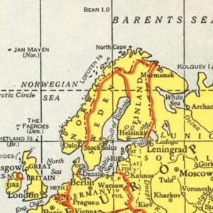 Vintage Norway Maps