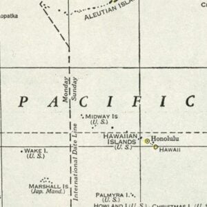 Vintage Pacific Ocean Maps