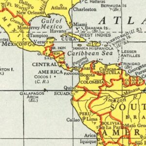 Vintage Panama Maps