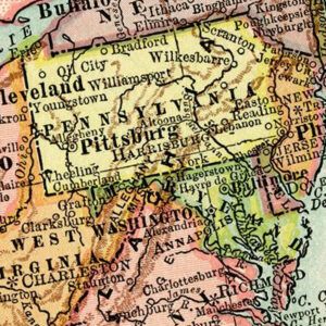 Old Maps of Pennsylvania