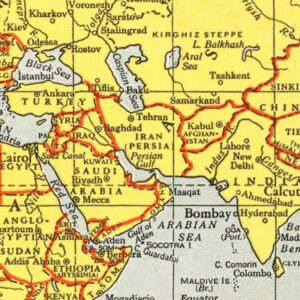 Vintage Persia Maps