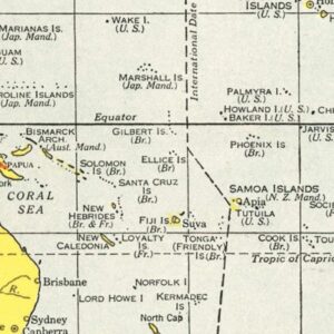 Vintage Polynesia Maps