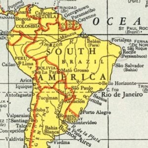 Vintage South America Maps