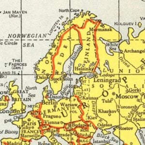 Vintage Sweden Maps