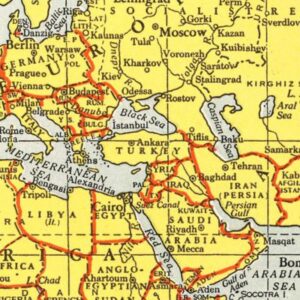 Vintage Turkey Maps