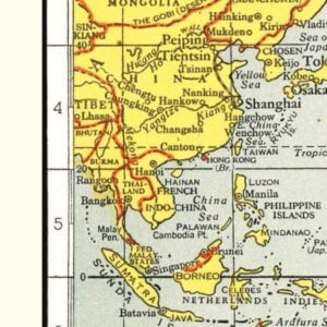 Vintage Vietnam Maps
