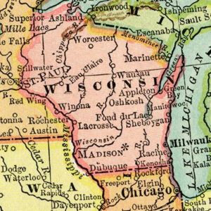 Old Maps of Wisconsin